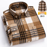 Retro Plaid Long Sleeve Casual Shirt