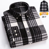 Retro Plaid Long Sleeve Casual Shirt