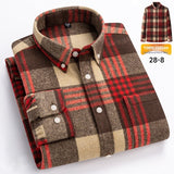 Retro Plaid Long Sleeve Casual Shirt