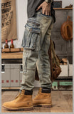 Retro Slim Fit Straight Leg Casual Pants
