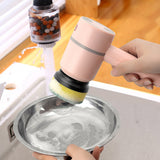 Electric Cleaning Dishwashing Brush Wireless USB Rechargeable