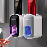 Wall Mounted Automatic Toothpaste Holder Bathroom Dispenser