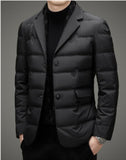 Remove Scarf Collar Suit Collar Down Jacket
