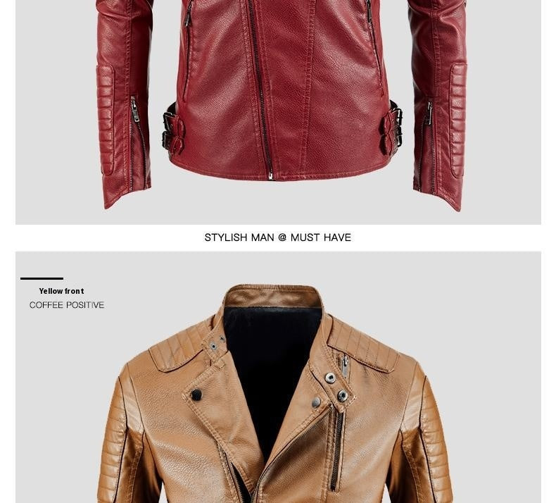 Trendy Leather Jacket