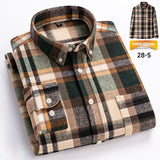 Retro Plaid Long Sleeve Casual Shirt