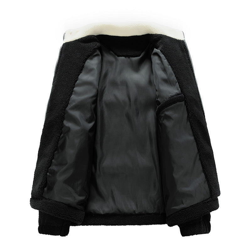 Lamb Wool Cotton-padded Jacket