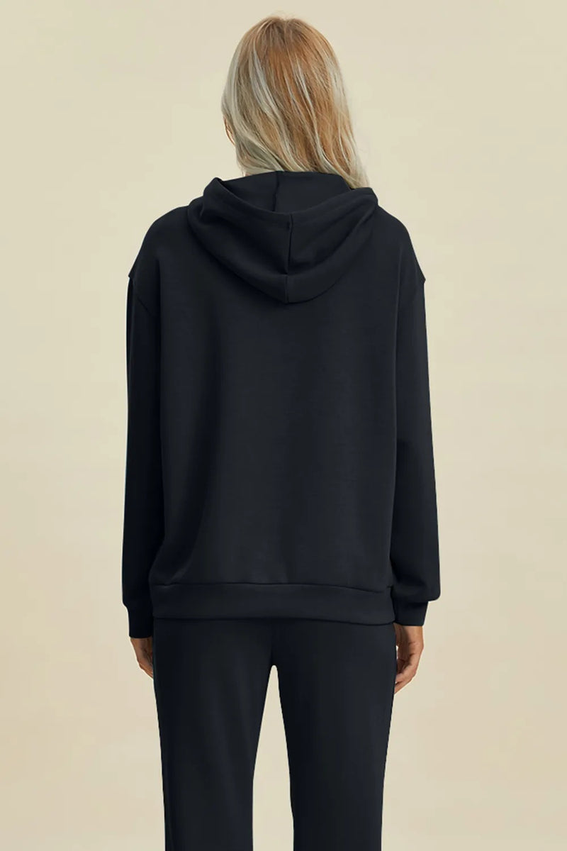 Long Sleeve Hoodie With Kangaroo Pocket
