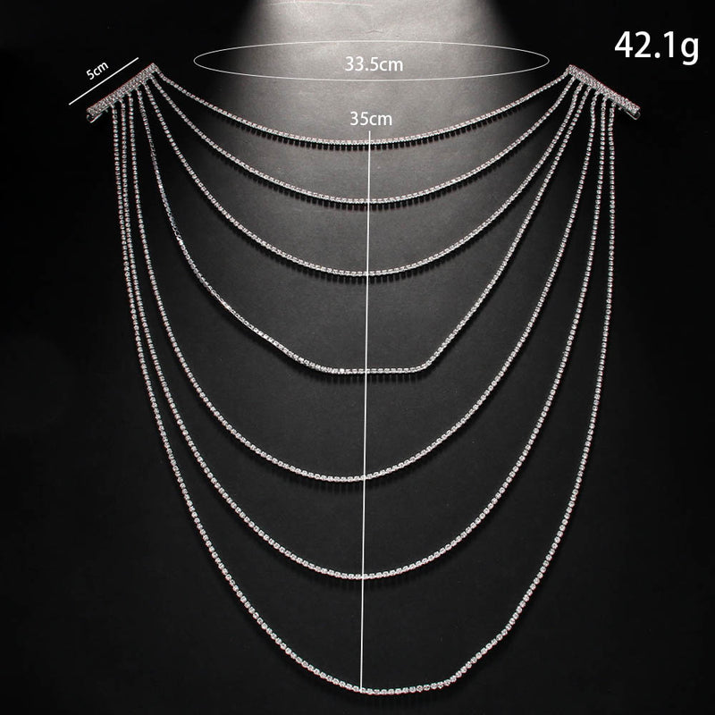 Rhinestone Barrettes Shining Hair Accessories