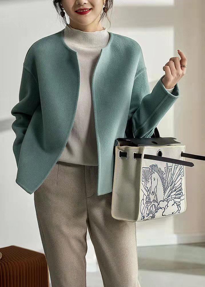 Round Neck Short Coat