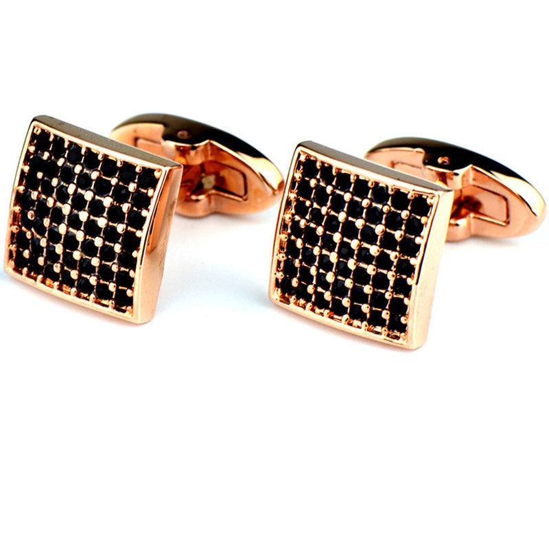 Rose Gold French Cufflinks