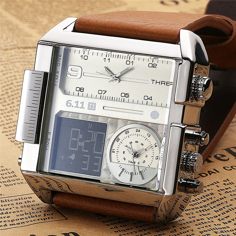 double display electronic watch