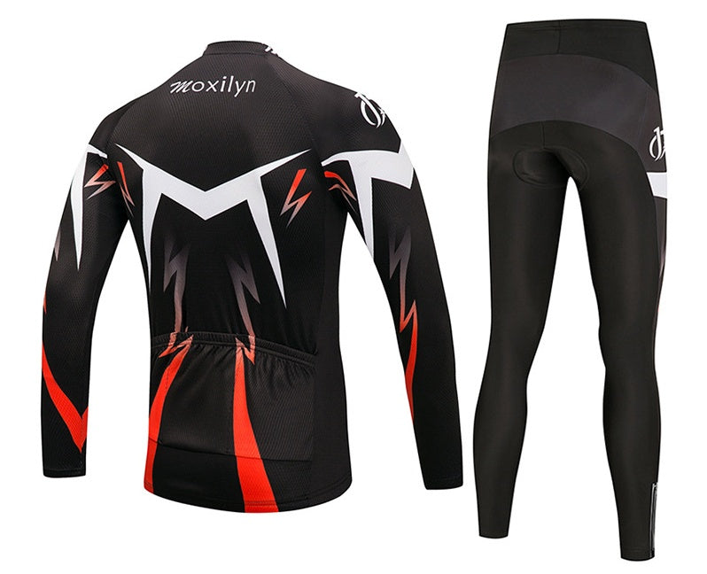 bicycle fleece long sleeve suit
