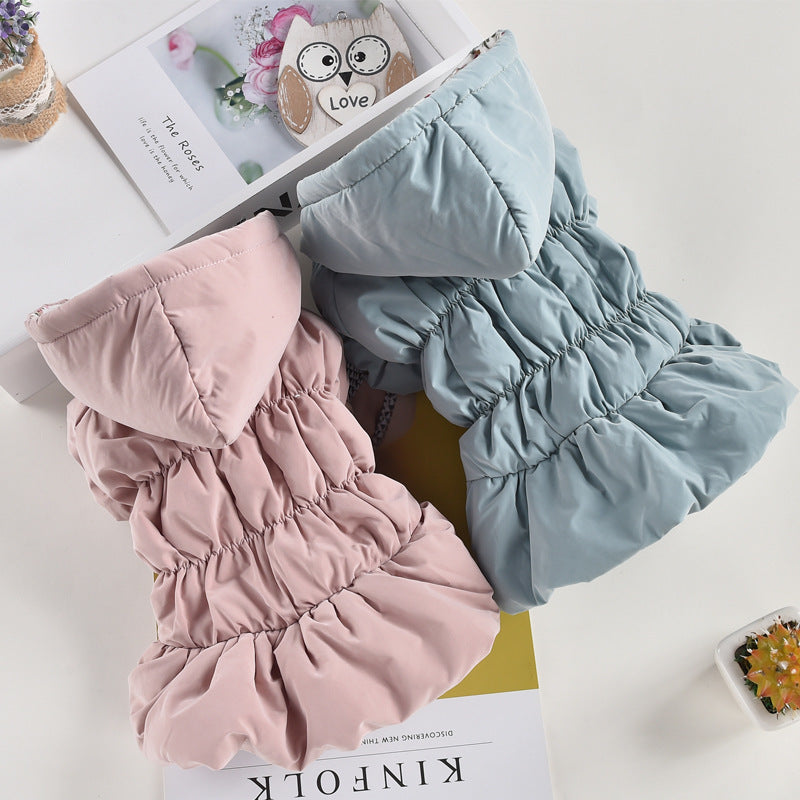 Floral Bubble Skirt Cotton Clothes