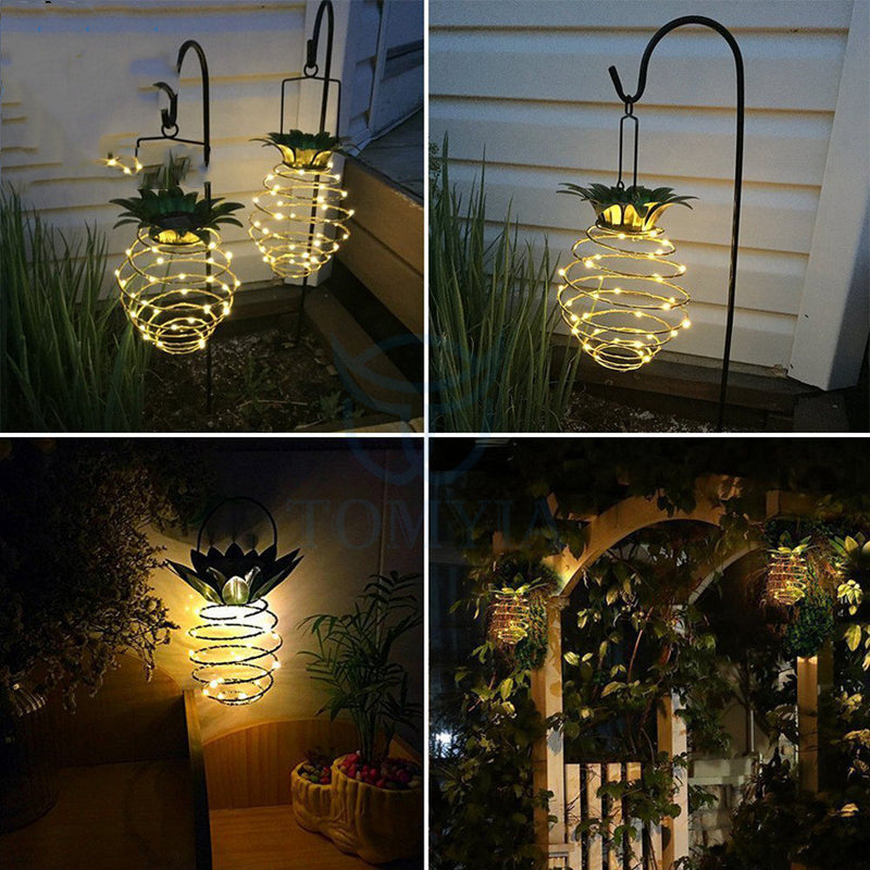 Garden Pineapple Solar Lights