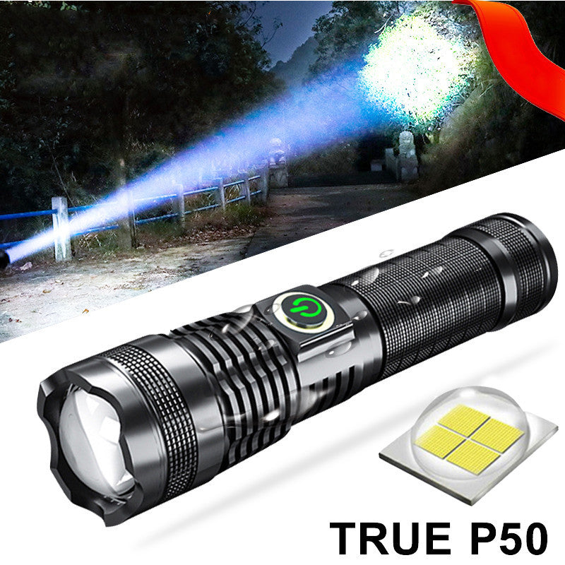 Strong Light Zoom Flashlight