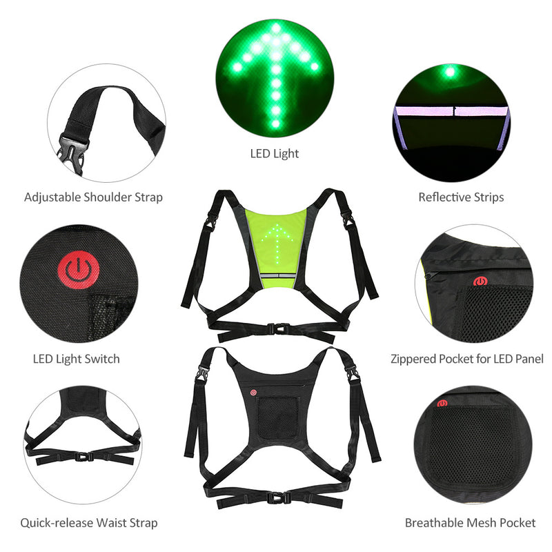 USB Rechargeable Vest Backpack
