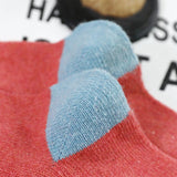 Womens Thick Socks Wool Thermal Warm Knitting Nordic Ladies Socks Winter
