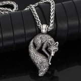 Personalized Animal Men's Fox Pendant