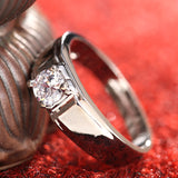 Moissanite Couple Rings