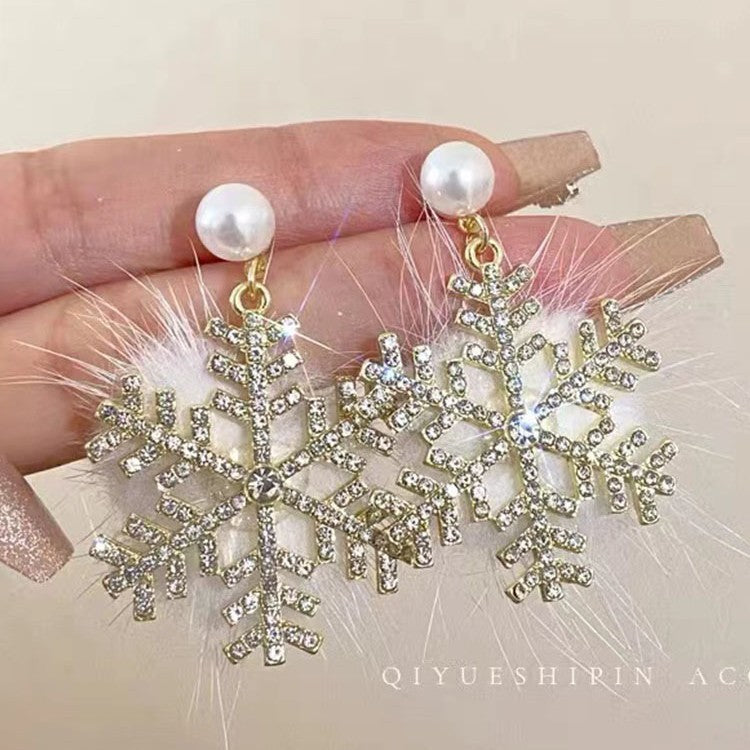 Christmas Snowflake Earrings