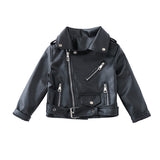Kids' Western Style Leather Jacket