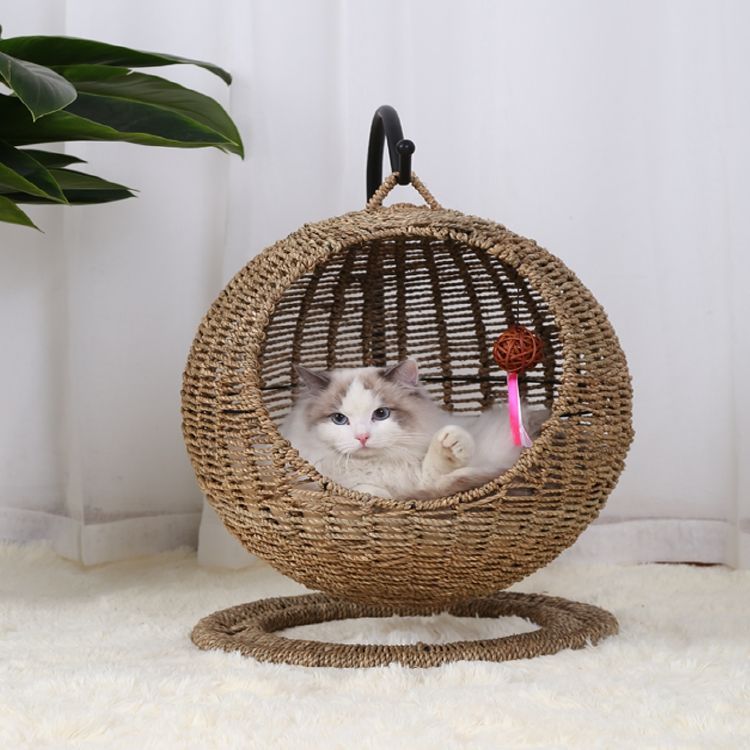 Pet Cat Litter Round Hanging Basket