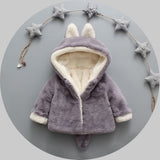 Winter popular girl's plush coat baby