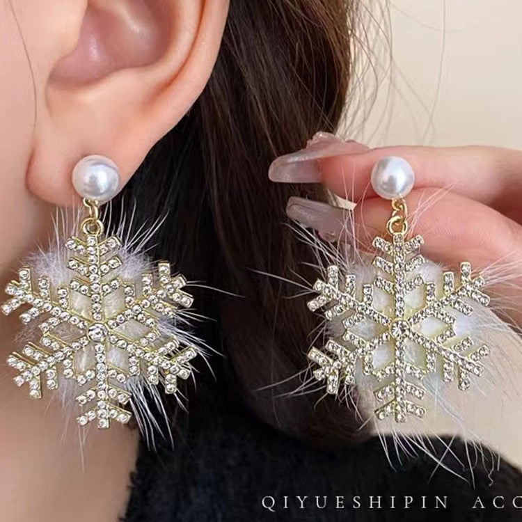 Christmas Snowflake Earrings