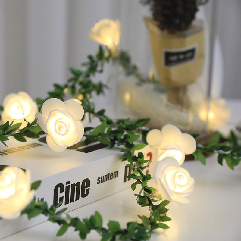 Rose Flower Vine String LED Lights