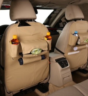 Car supplies and car seat storage leather storage bag box