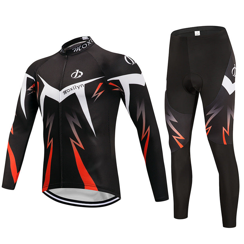 bicycle fleece long sleeve suit