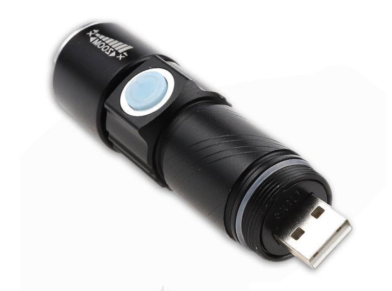 Waterproof Rechargeable LED Flashlight