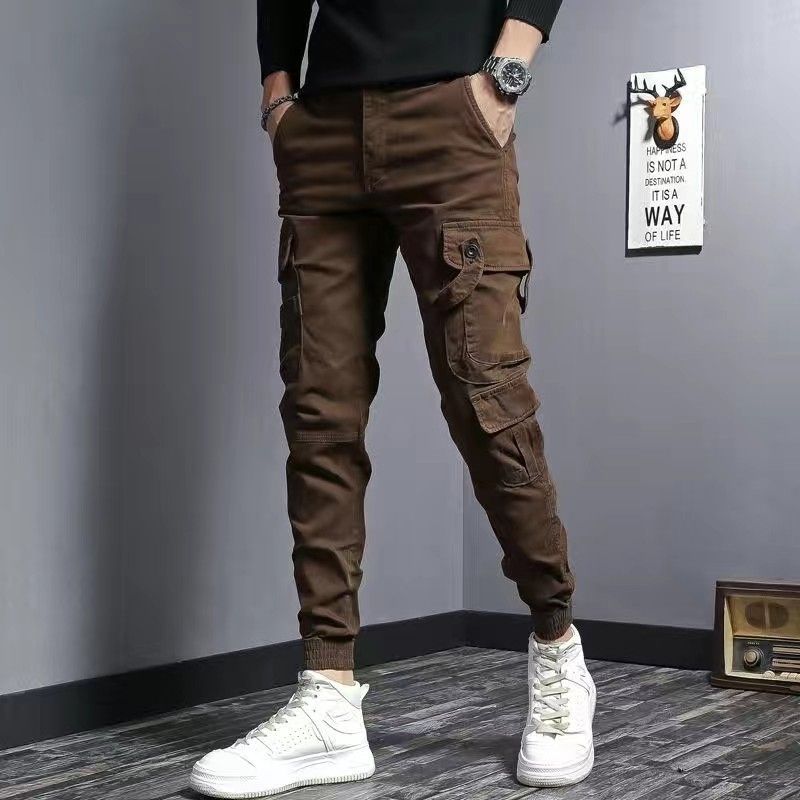 Coffee Colored Men's Slim Fit Pants