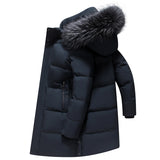 Warm Cold-resistant Hooded Down Jacket