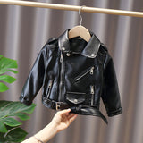 Kids' Western Style Leather Jacket
