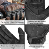 Motorcycle Riding Leather Gloves