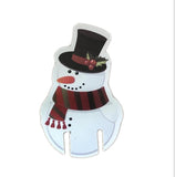 Lot Paper Red Christmas Hat Wine Champagne Tipple Cup Card