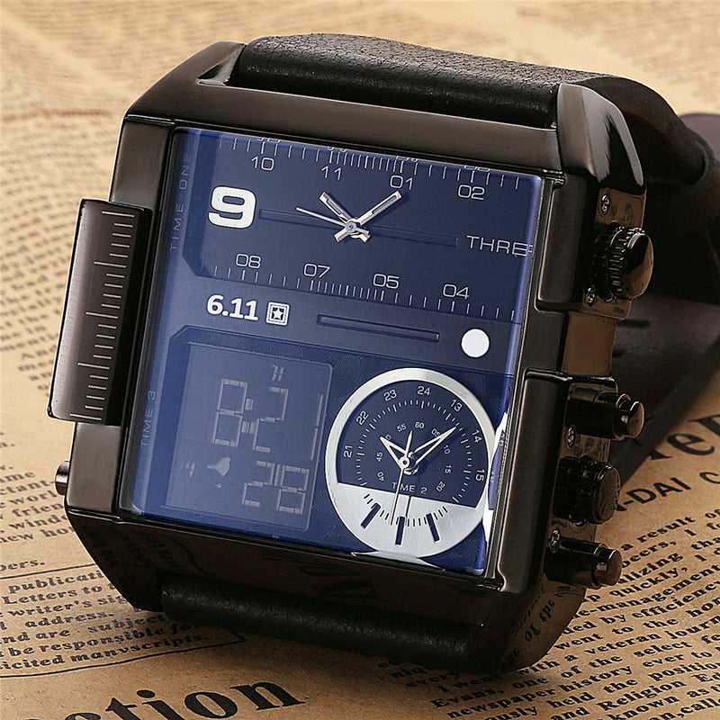 double display electronic watch