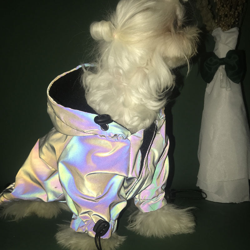 Dog Coat Windbreaker Reflective Clothing