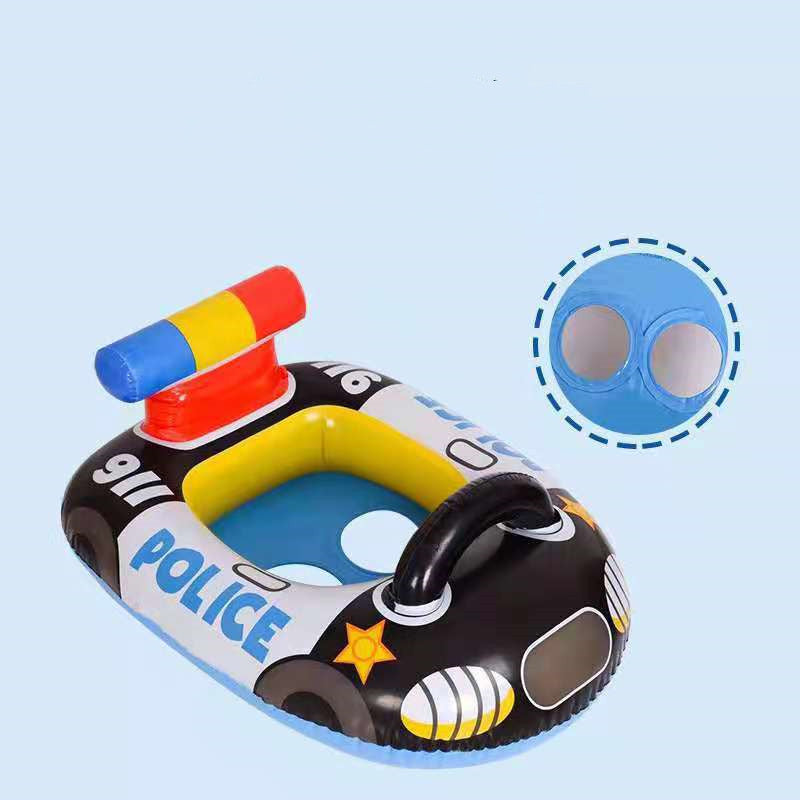 Inflatable Police Car Swimming Ring