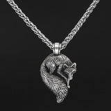 Personalized Animal Men's Fox Pendant