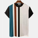 Striped 3D Printed Knitted Mesh Top