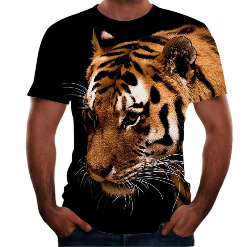 New Animal Print 3d T-shirt
