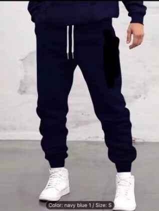 Slim Fit Drawstring Ankle-tied Sweatpants