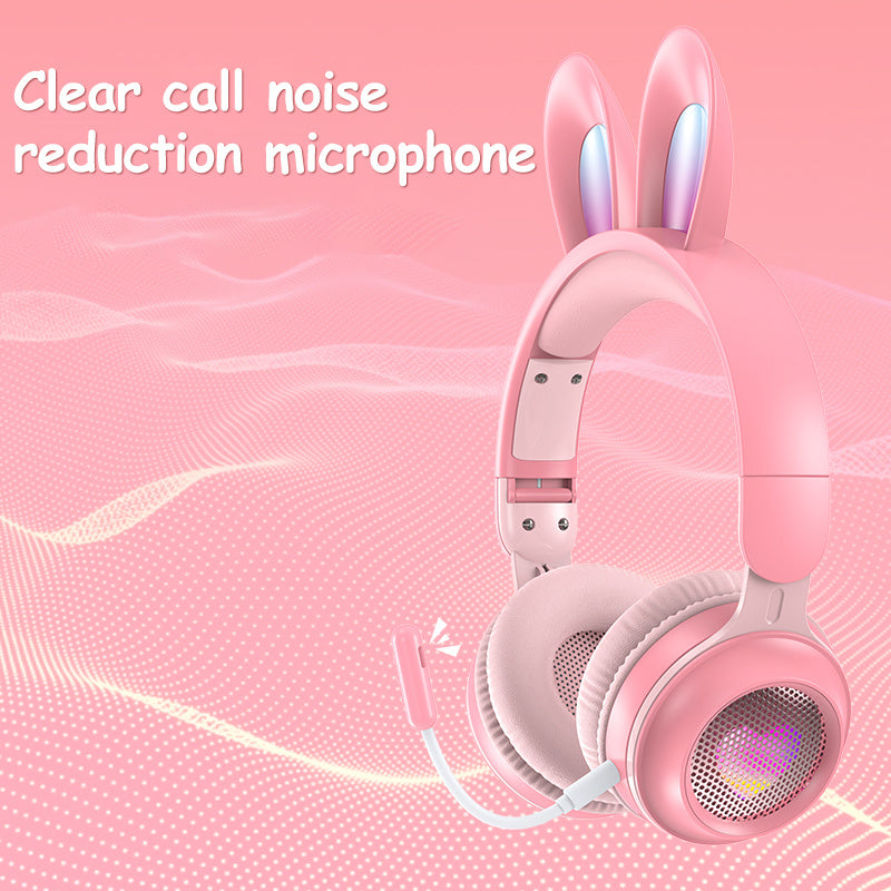 Rabbit Ear Headphones Wireless Luminous Headphones