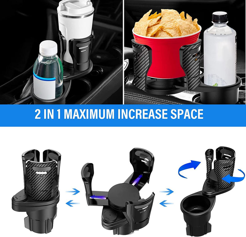 Car Drinking Bottle Holder 360 Degrees Rotatable Cup Holder