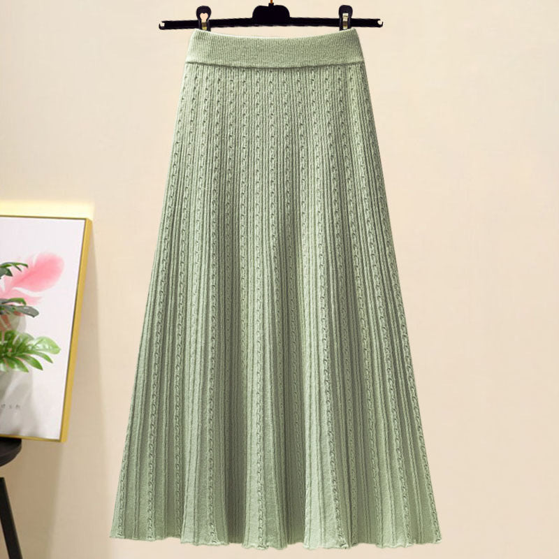 Dinified Sweater Waist-tight Skirt