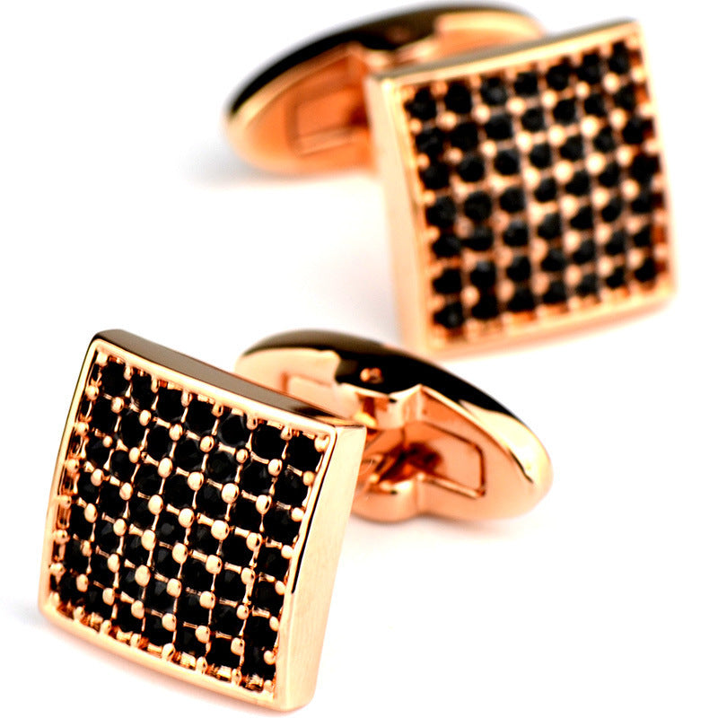 Rose Gold French Cufflinks