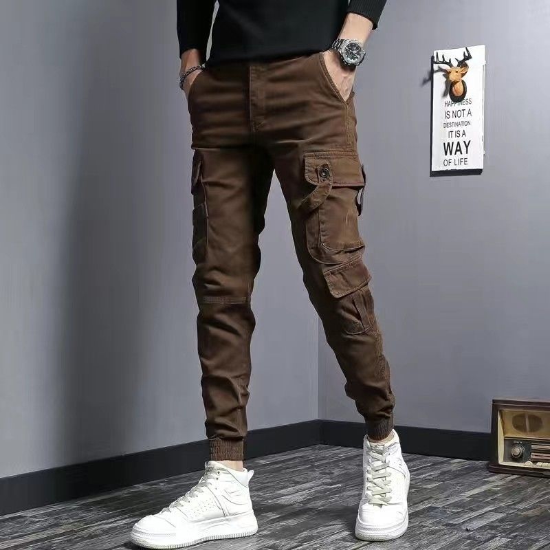 Coffee Colored Men's Slim Fit Pants
