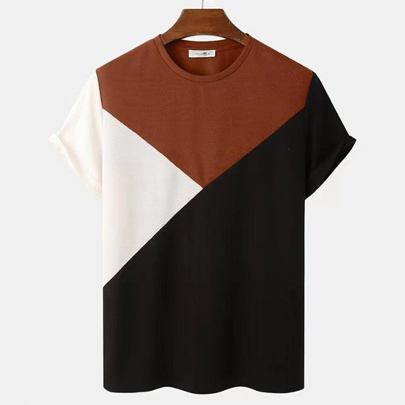 Striped 3D Printed Knitted Mesh Top